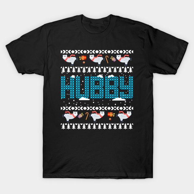 Hubby Wifey Christmas Matching T-Shirt by KsuAnn